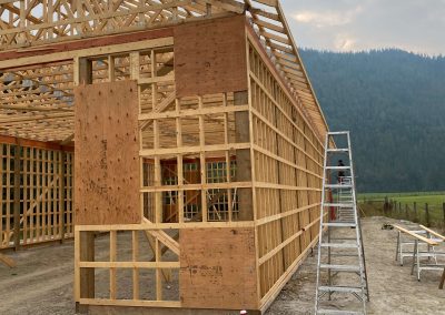 Shuswap Structures framing large commercial building